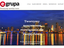 Tablet Screenshot of egrupa.pl